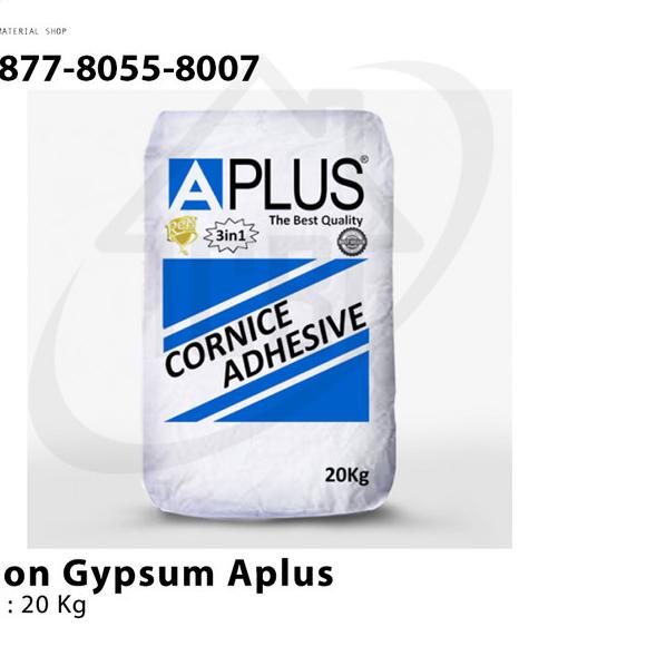 Jual KOMPON GYPSUM CORNICE COMPOUND APLUS 20KG | Shopee Indonesia