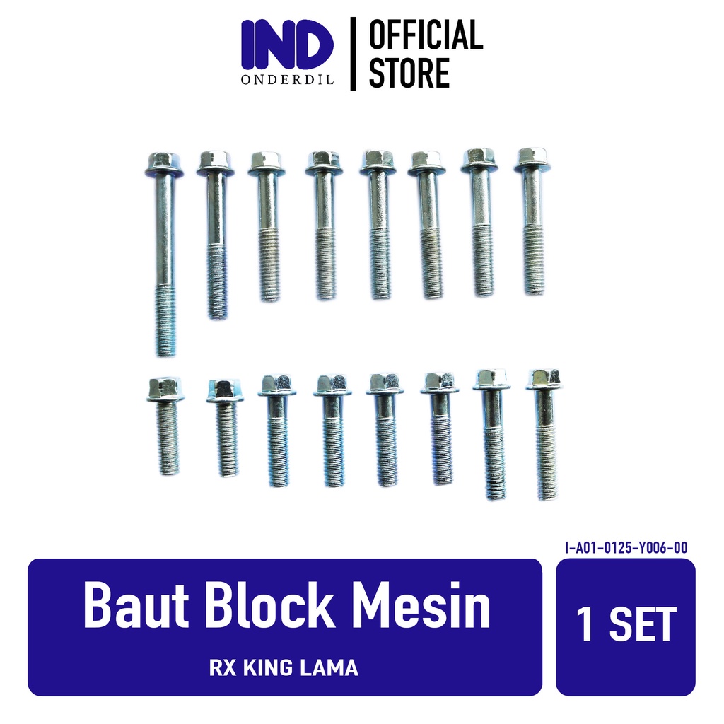 Jual Ind Onderdil Baut Block Blok Mesin Cover Crankcase Krengkes Crengkes Crank Kreng Case Kes