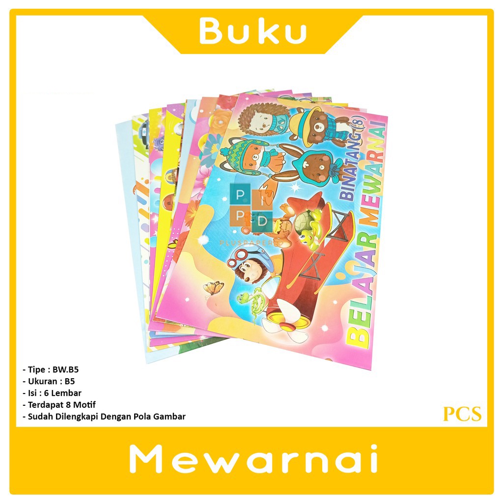 Jual Coloring Book - Buku Mewarnai Bw B5 - Pcs | Shopee Indonesia