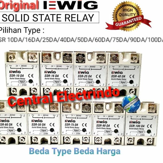 Jual Solid State Relay EWIG Type SSR DC to AC. - SSR-50DA | Shopee ...
