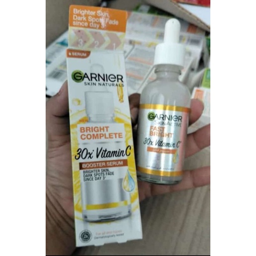 Jual Garnier Bright Complete Vitamin C 30x Booster Serum 30ml Shopee Indonesia 5635