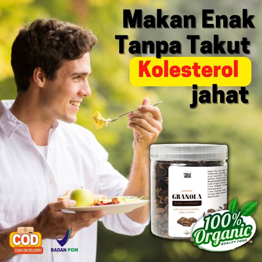 Jual [ Rasa Dark Choco ] Sereal Sarapan Makanan Sehat Granola Makanan