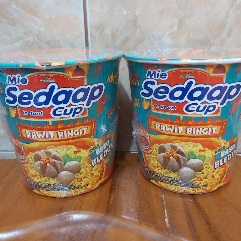 Jual Mie Sedap Cup Rawit Bingit Rasa Baso Beleduk Shopee Indonesia