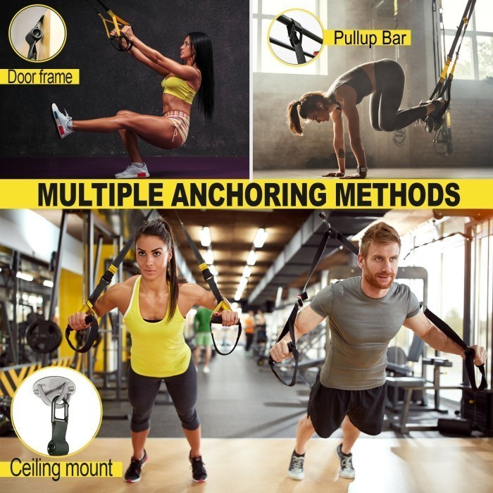 Jual Suspension Trainer P9 Pro Kit Trainer System Home Workout Fitnes ...