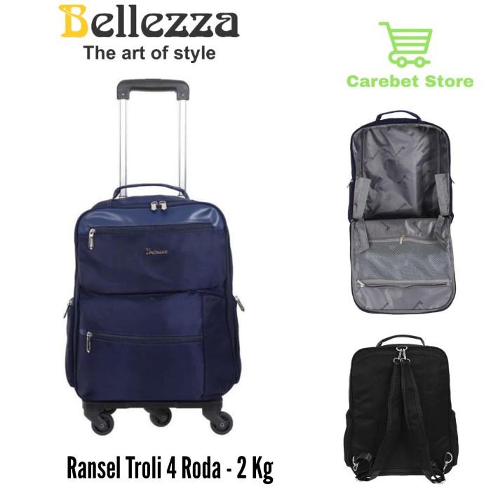 Jual Tas Koper Belleza Tas Ransel Travel Bag Ringan 2 Kg Backpack