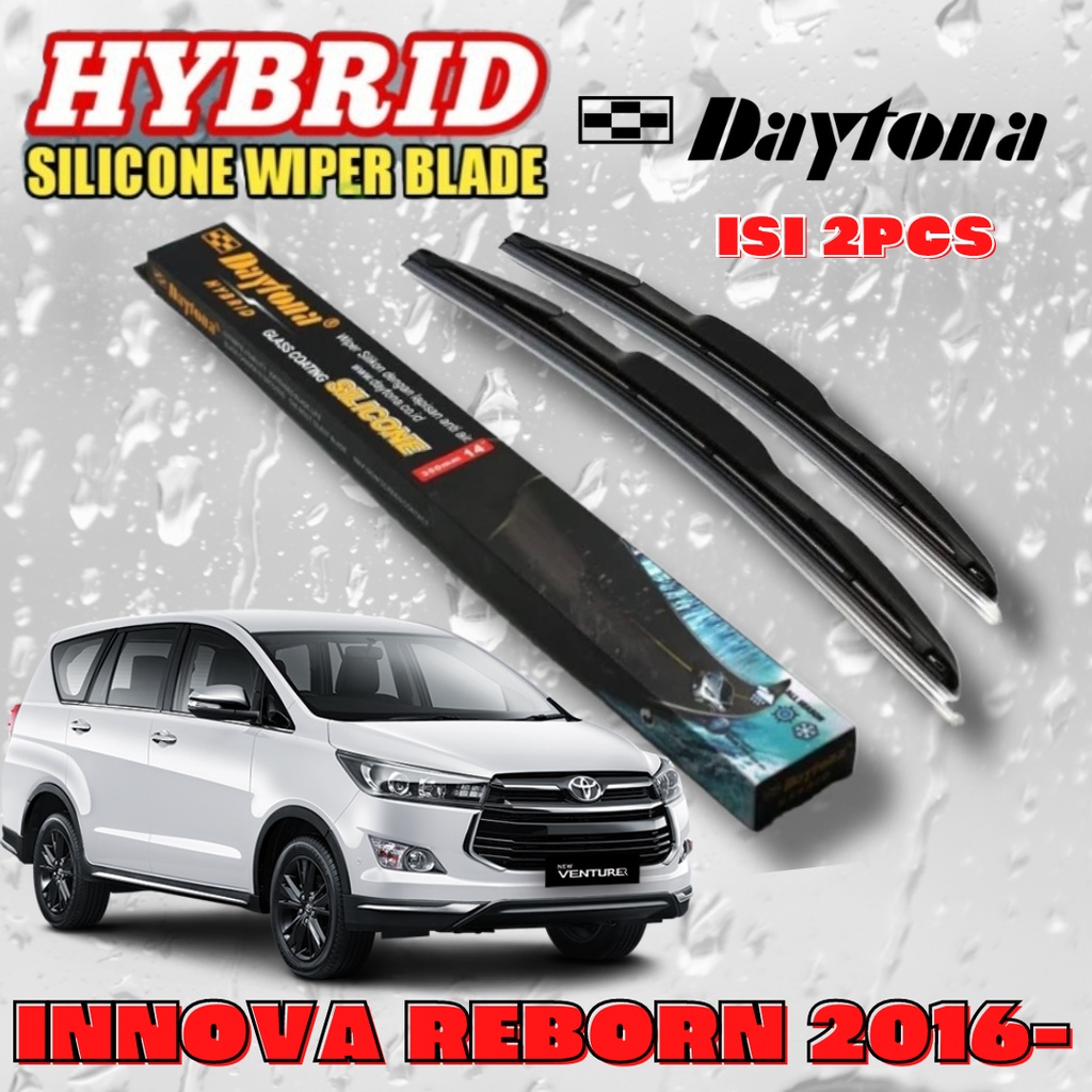 Jual Wiper Depan Innova Reborn Hybrid Silicone Wifer Karet Kaca Pcs Shopee Indonesia