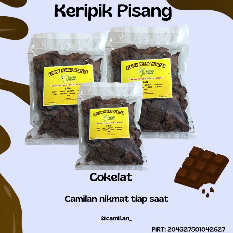 Jual Keripik Pisang Coklat 1kg Kripcok Kripik Cokelat Asli Produsen