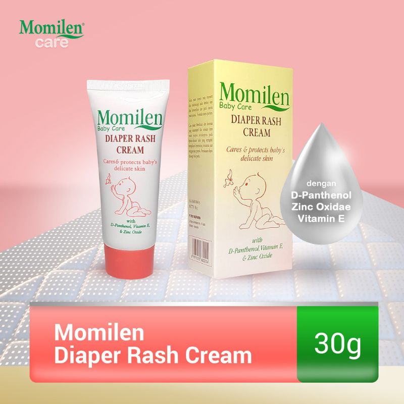 Jual MOMILEN DIAPER Rash Cream 30gr / Ruam Popok / Iritasi Kulit Bayi