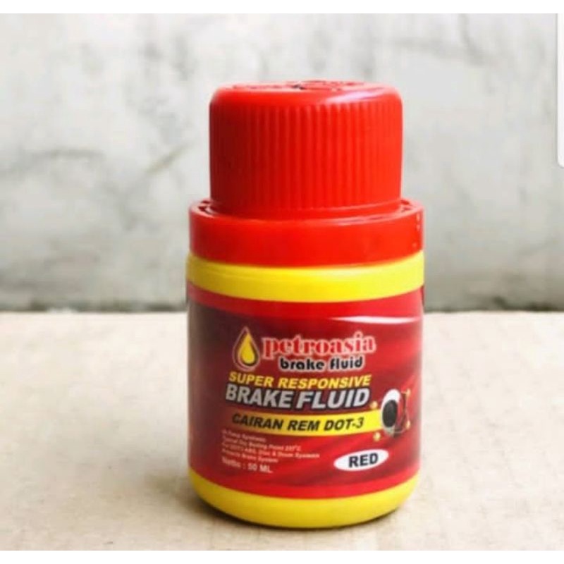 Jual Minyak Rem Minyak Cakram Cairan Rem Petroasia Dot 3 Kecil 50ml Red ...