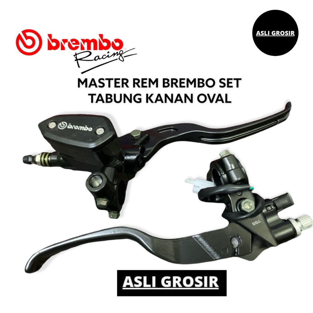 Jual Master Rem Racing Tabung Oval Model Rcb PNP Universal Beat Vario ...