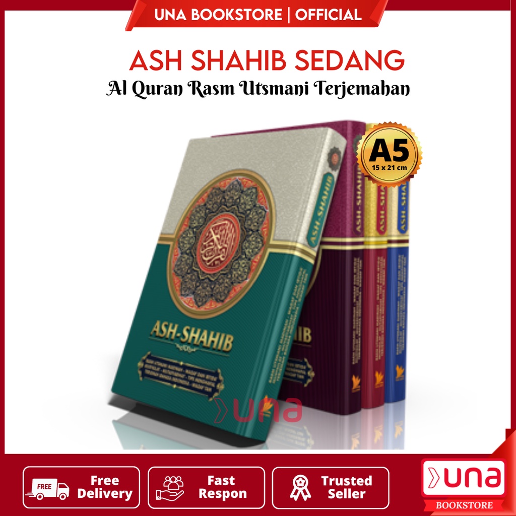 Jual Mushaf Ash Shahib Ukuran A Hc Al Quran Ukuran Sedang Shopee