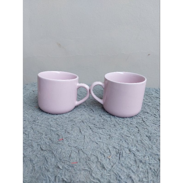 Jual MUG TEA GELAS TEH CANGKIR TEH KERAMIK MURAH WARNA PINK Shopee Indonesia