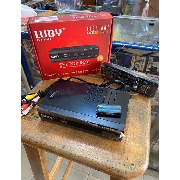 Jual Set Top Box Luby 01 DVB T2 Siaran Digital Resmi SNI amp Postel