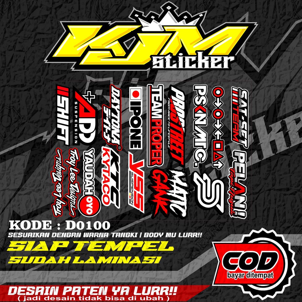 Jual STICKERPACK YANG LAGI RAME MURAH DAPET 1 LEMBAR PLUS LAMINASI ...