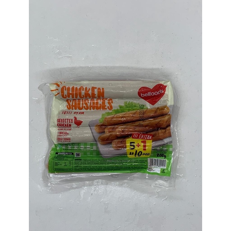 Jual Belfoods Sosis Ayam Chicken Sausage 200 Gr Shopee Indonesia