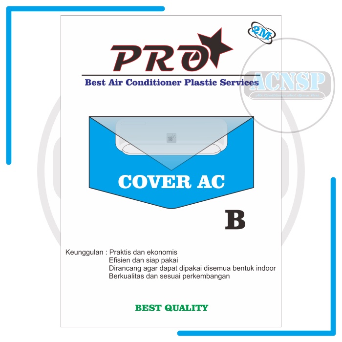 Jual Plastik Cuci Ac Cover Ac 1/2 Pk 3/4 Pk 1 Pk 1.5 Pk 2 Pk 2.5 Pk ...