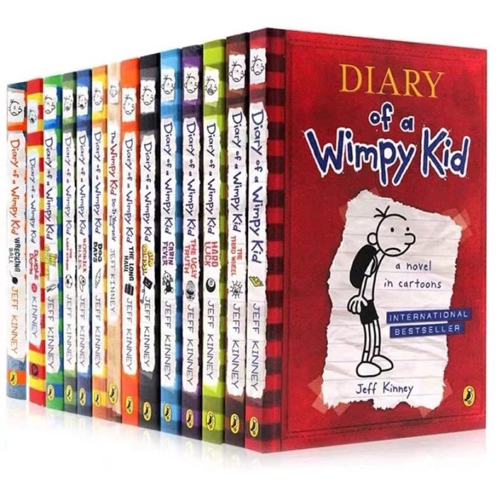 Jual Buku Diary of a Wimpy Kid 116 Books Complete Collection Set Shopee Indonesia