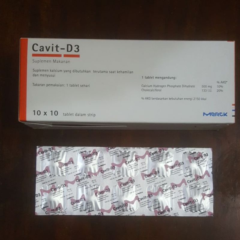Jual cavit d3 per strip jamin ori | Shopee Indonesia