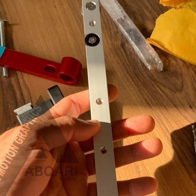 Jual miter bar / mitre gauge / table saw runner / t track slider bar silver 30cm Shopee