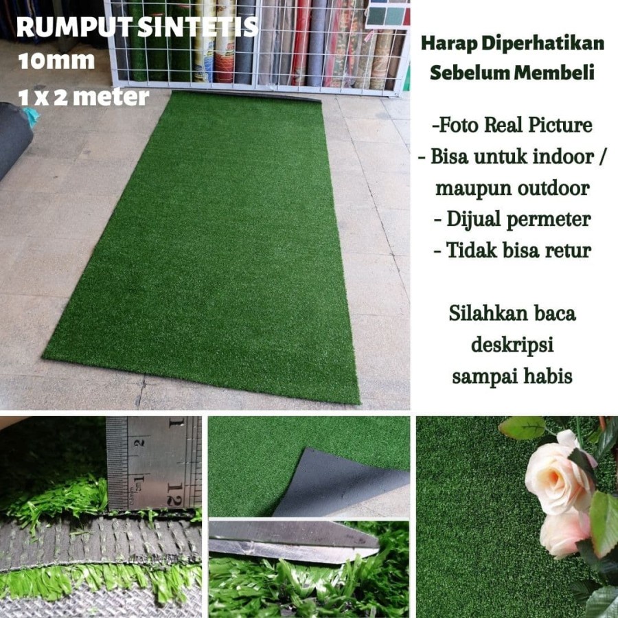 Jual Karpet Rumput Sintetis Untuk Lantai Outdoor Indoor Meteran Murah