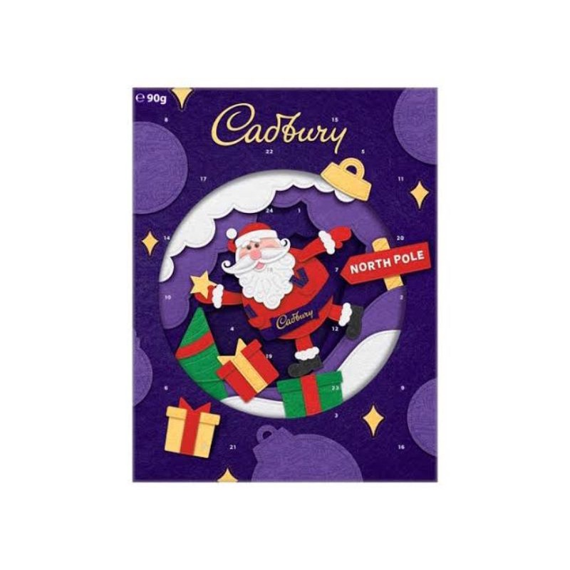 Jual CADBURY DAIRY MILK ADVENT CALENDAR Shopee Indonesia