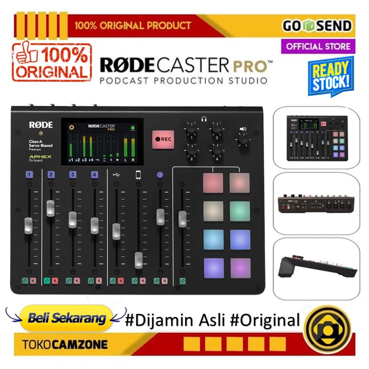 Jual Rode Caster Pro Integrated Podcast Production Studio | Shopee ...