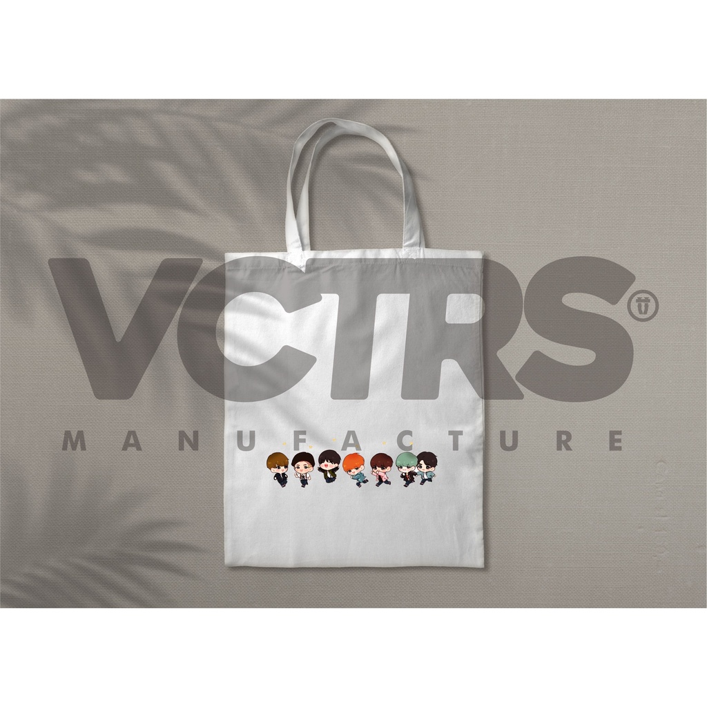 Jual Totebag Korean Fashion BTS BT21 Army Jimin Jin Jhope RM V Suga ...