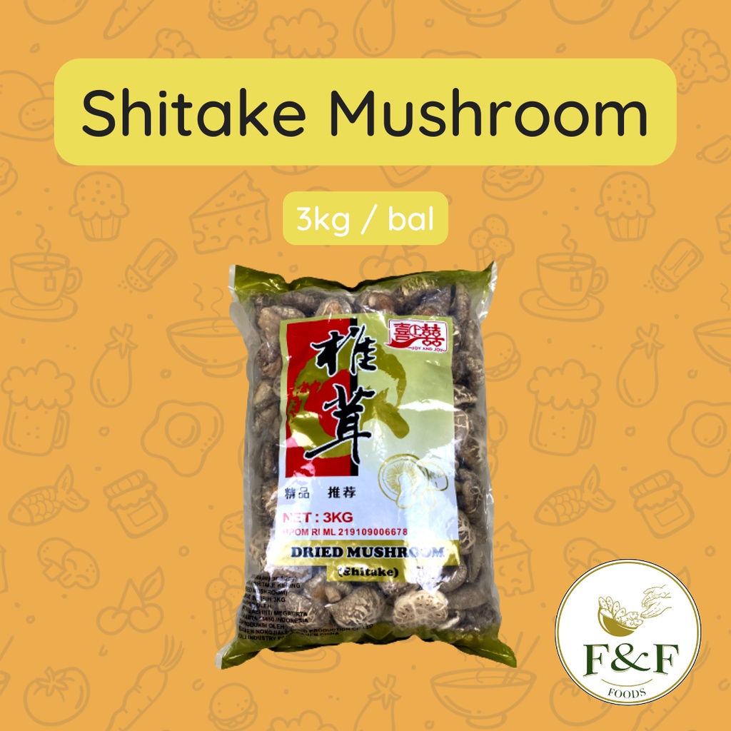 Jual Dried Shitake Mushroom 3kg Jamur Shitake Kering Shitake Import