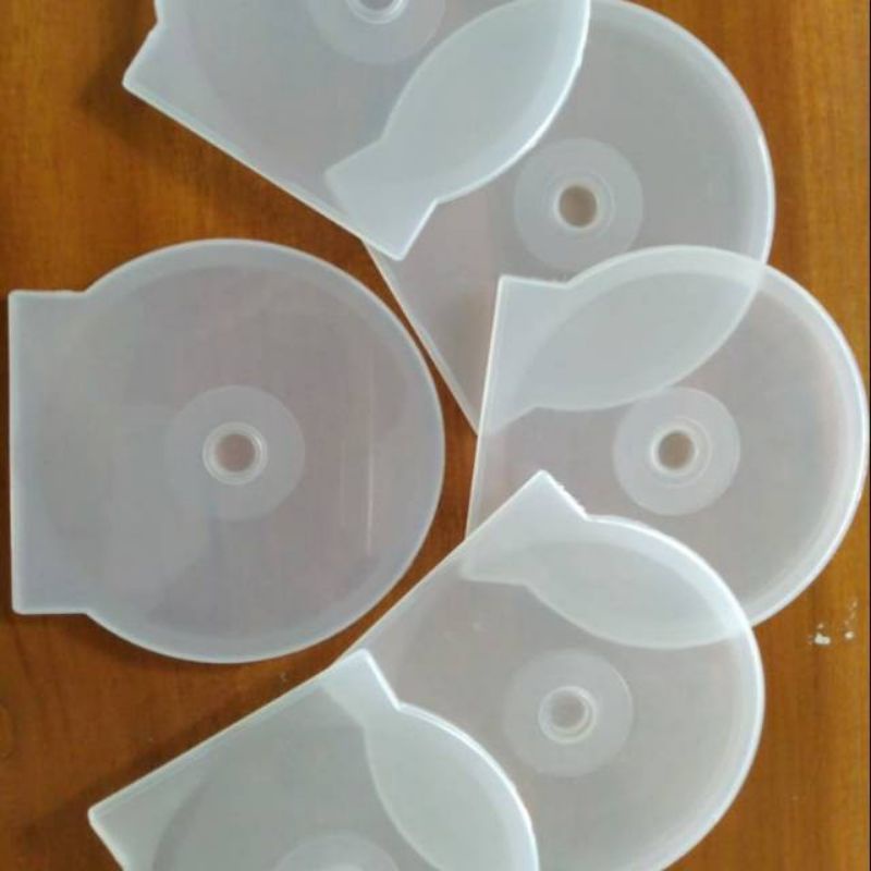 Jual CD DVD Case / Casing CD Plastik Oval Bulat Bentuk Kerang | Shopee ...