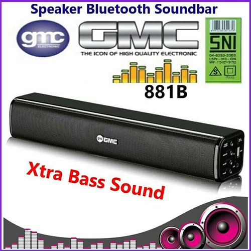 Jual Speaker Bluetooth GMC 881B 25W RMS Radio USB Super Bass /Musik Box