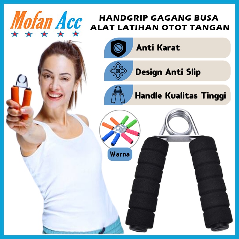 Jual Handgrip Fitness Gagang Busa Dan Plastik Alat Latihan Penguat