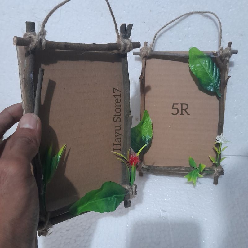 Jual bingkai foto Ranting kayu untuk tugas pembuatan prakarya | Shopee ...