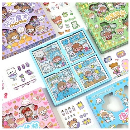 Jual A ZAHRA 100 Lembar Stiker Waterproof Sticker Botol Minum Tumblr ...