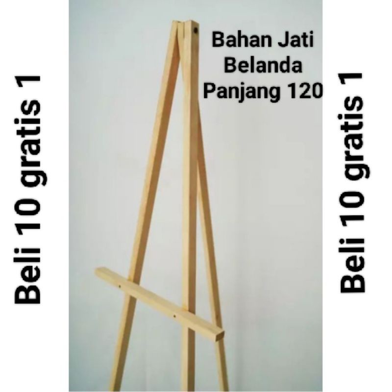 Jual Stand Foto Kayu Jati Belanda Ukuran Cm Warna Natural Shopee