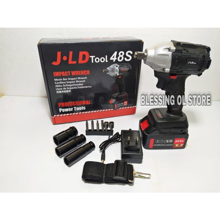 Jual CORDLESS IMPACT WRENCH BRUSHLESS 48S BY JLD TOOLS ORIGINAL Shopee Indonesia