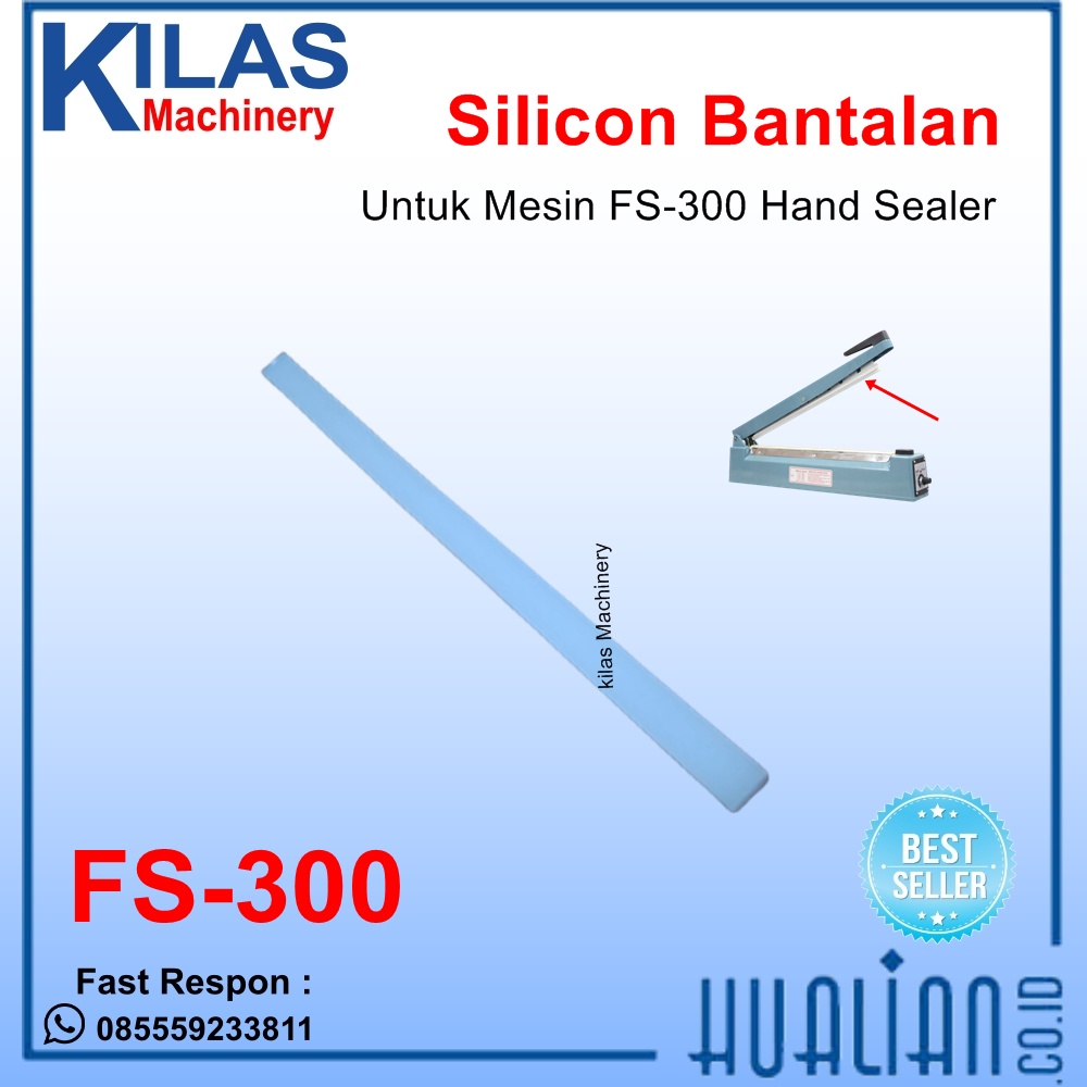 Jual Karet Silicon Mesin Hand Impulse Sealer Fs Mesin Press Perekat