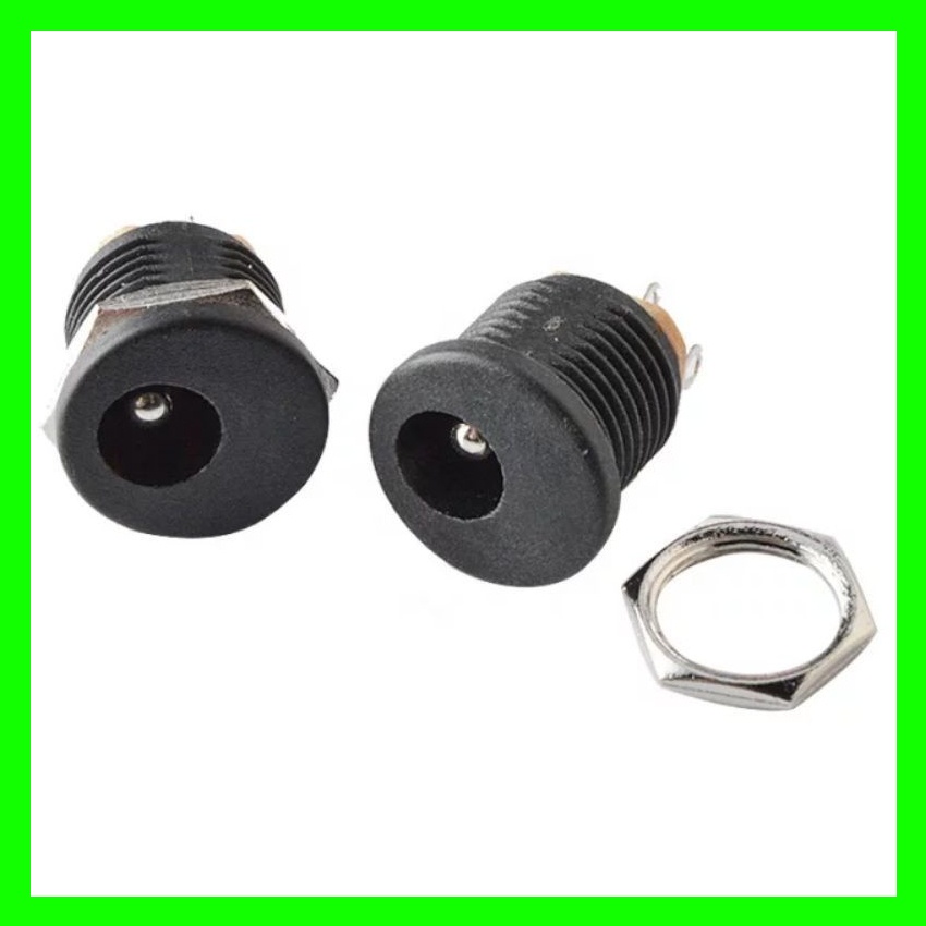 Jual soket socket DC in female bulat 2.1x5.5mm | Shopee Indonesia