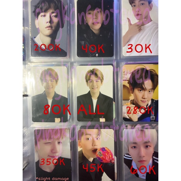 Jual [baca Deskripsi!!] Photocard Official Album Dan Non Album Exo ...