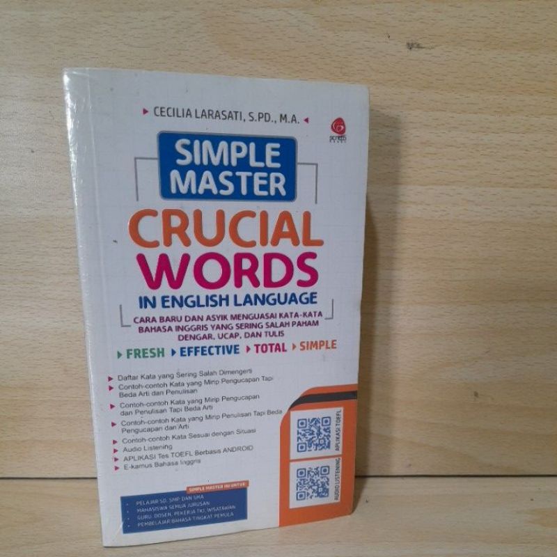 Jual SIMPLE MASTER CRUCIAL WORDS In English Language. | Shopee Indonesia