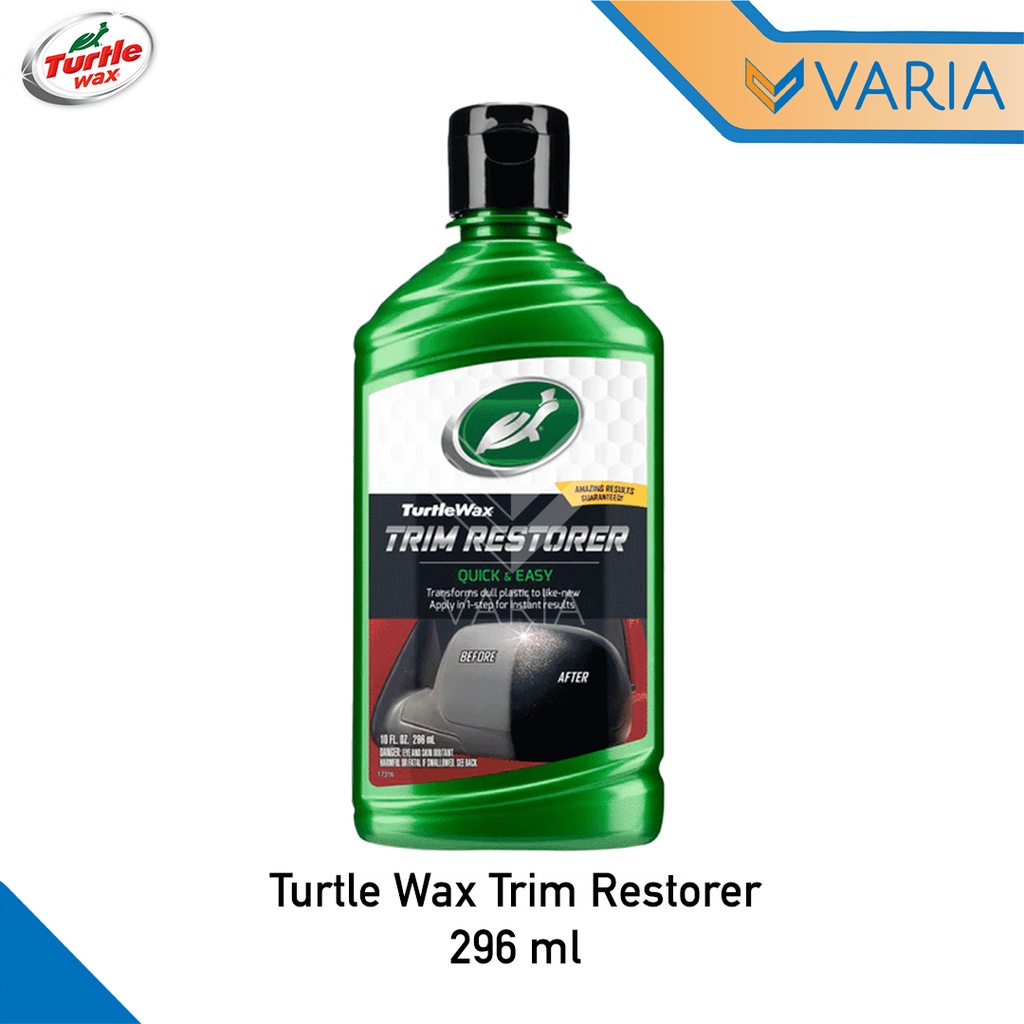 Turtle Wax 52812 Black In A Flash Restorer For Exterior Plastic & Tyres 300ml