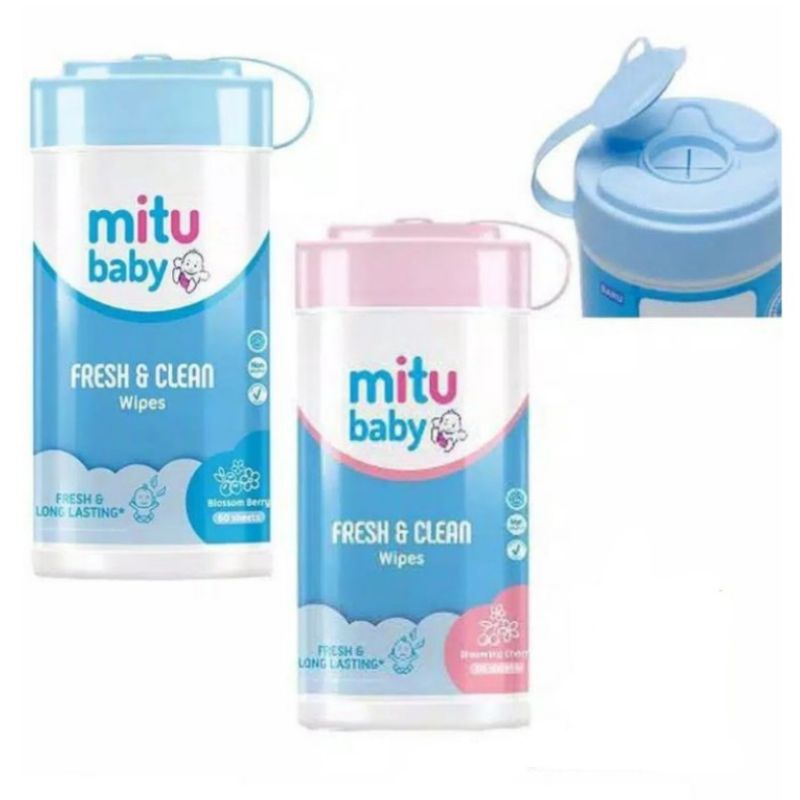 Jual MITU Baby Fresh & Clean Wipes bottle 60 Sheets. ... Mitu tisue ...