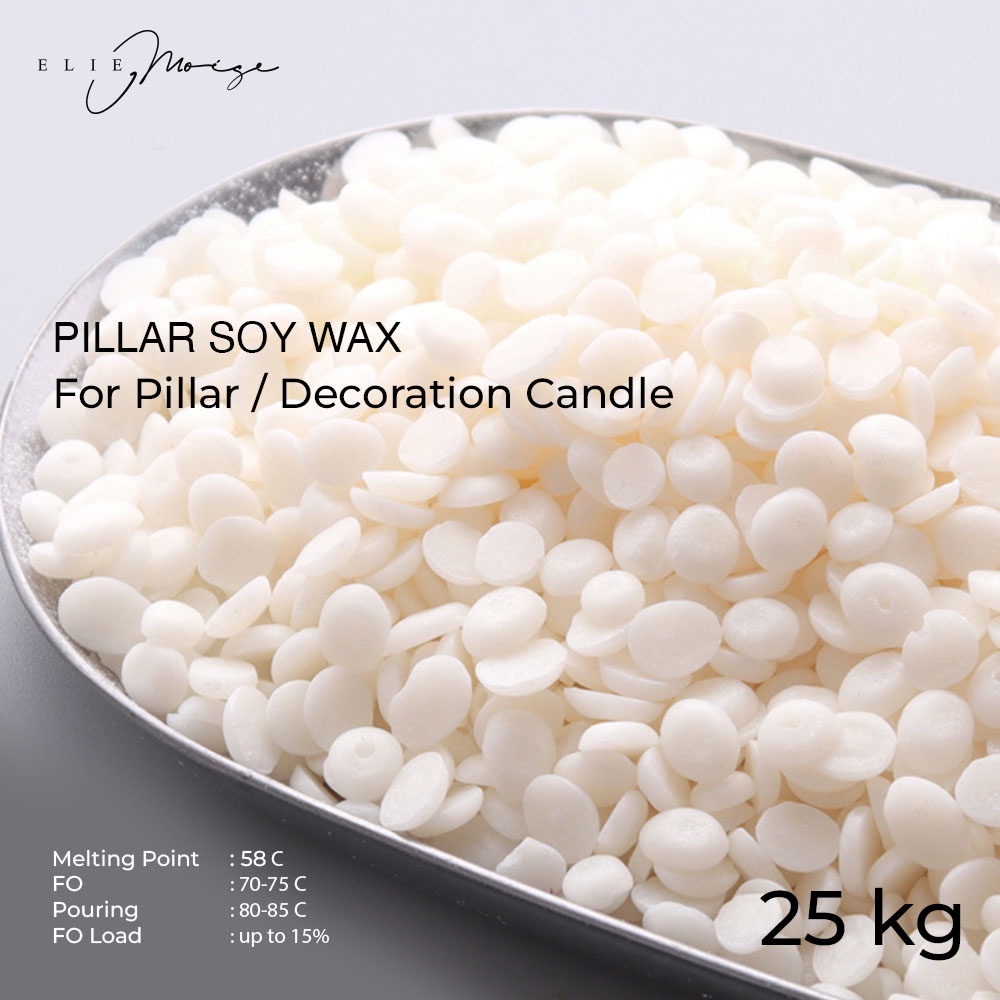 Jual Elie Moise EM Pillar Soy Wax Pellet 1kg Shopee Indonesia