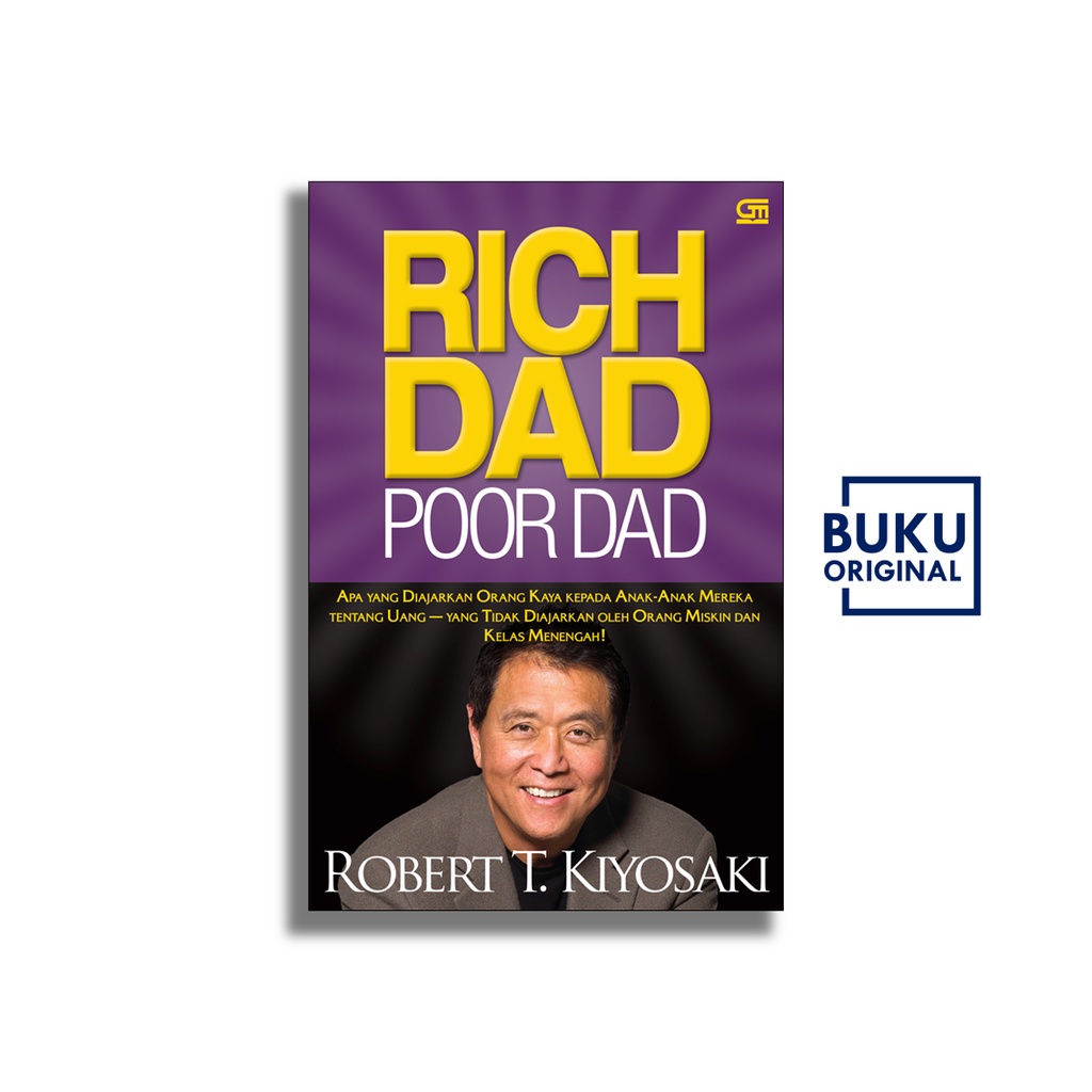 Jual Rich Dad Poor Dad Karya Robert T Kiyosaki Buku Original Shopee