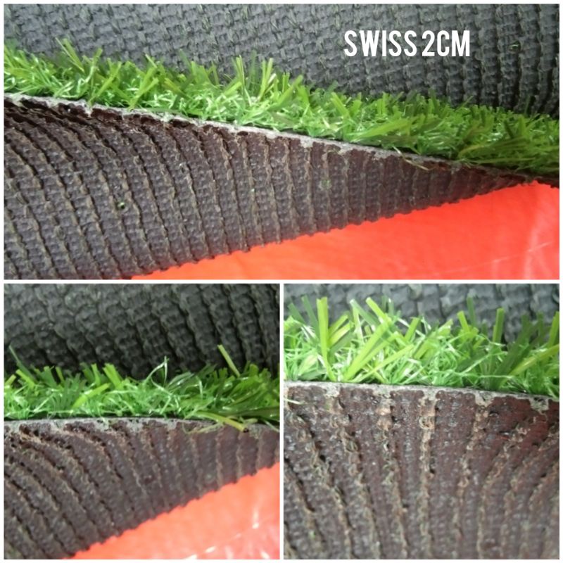 Jual karpet rumput swiss 2 cm rumput sintetis meter rumput sintetic 40 ...