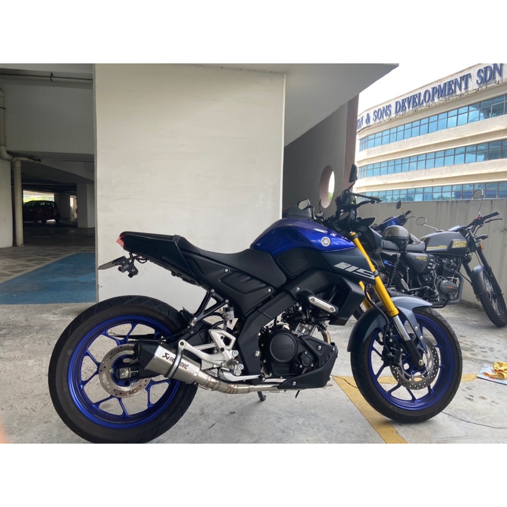 Jual Knalpot Akrapovic Short New Yamaha YZF R15M R15 155 Vva V4 V3 V2 ...