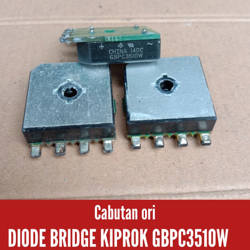 Jual DIODE BRIDGE KIPROK CABUTAN ORI 35A | Shopee Indonesia