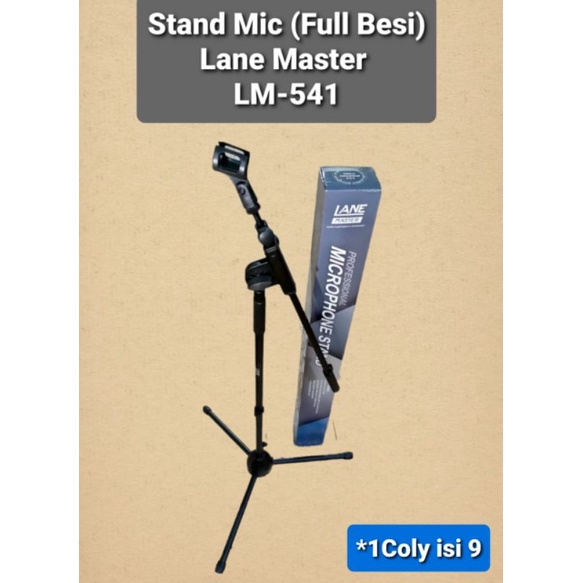 Jual stand mic panjang lane master full besi | Shopee Indonesia
