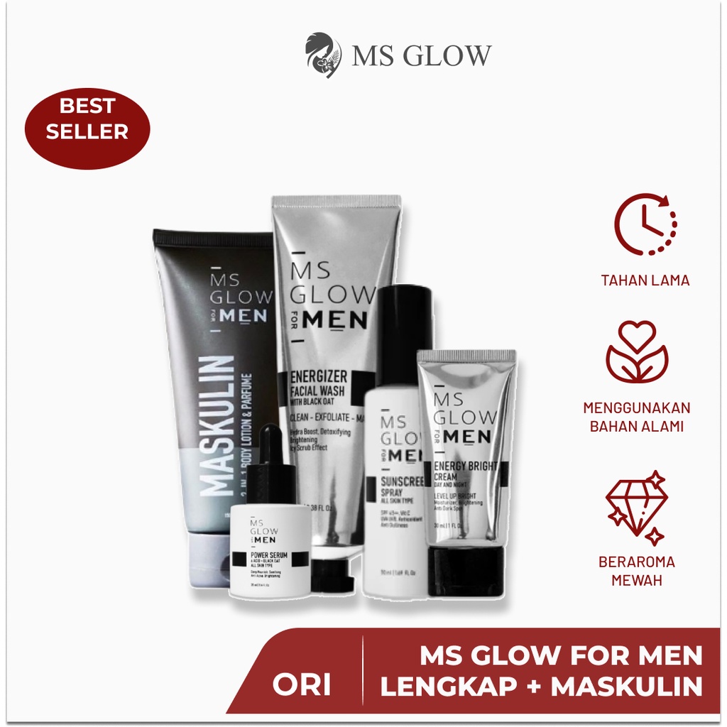 Jual MS GLOW FOR MEN ORIGINAL PAKET LENGKAP BISA ECER ORIGINAL BPOM ...