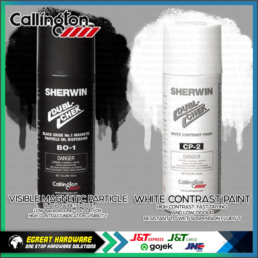 Jual Sherwin DUBL-CHEK BO-1 CP-2 White Contrast Paint Visible Magnetic ...
