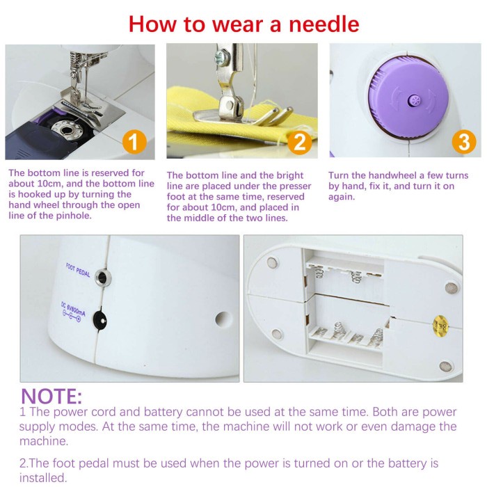 Jual Mesin Jahit Mesin Jahit Mini Sm-202A Sewing Machine Portable Alat ...